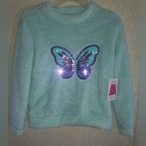 Cuddly Soft Butterfly Sweater